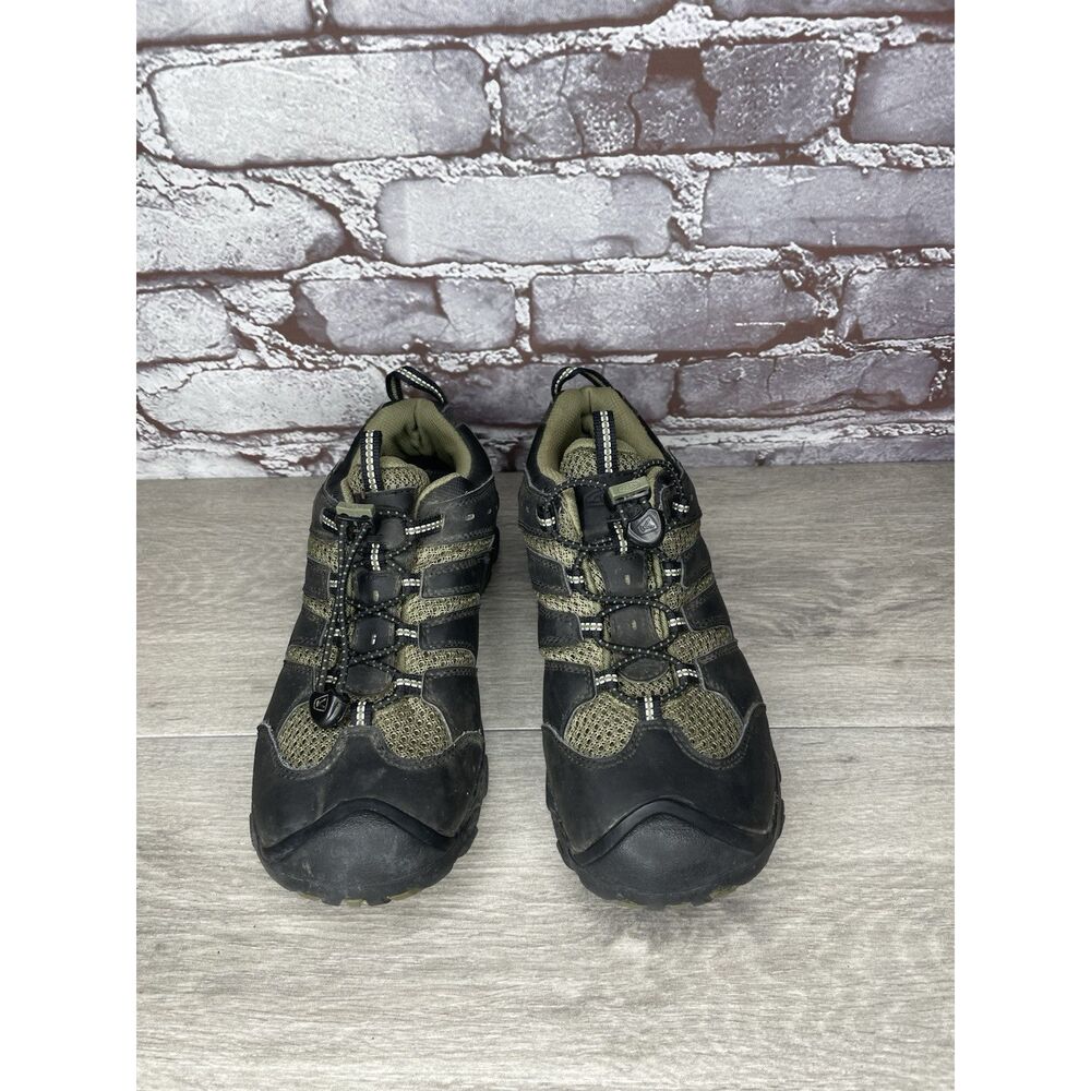 KEEN 1011760 Koven Olive Black Green Hiking Waterproof Shoes Men’s Sz 38EU/6M US